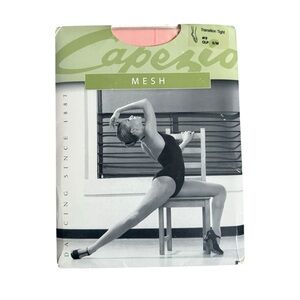 Capezio Ladies Footed Tights 1815 Ultra Soft BPK S M Ballet Pink Adult Dance